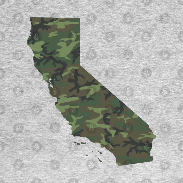 California Military Camo by GreenGuyTeesStore